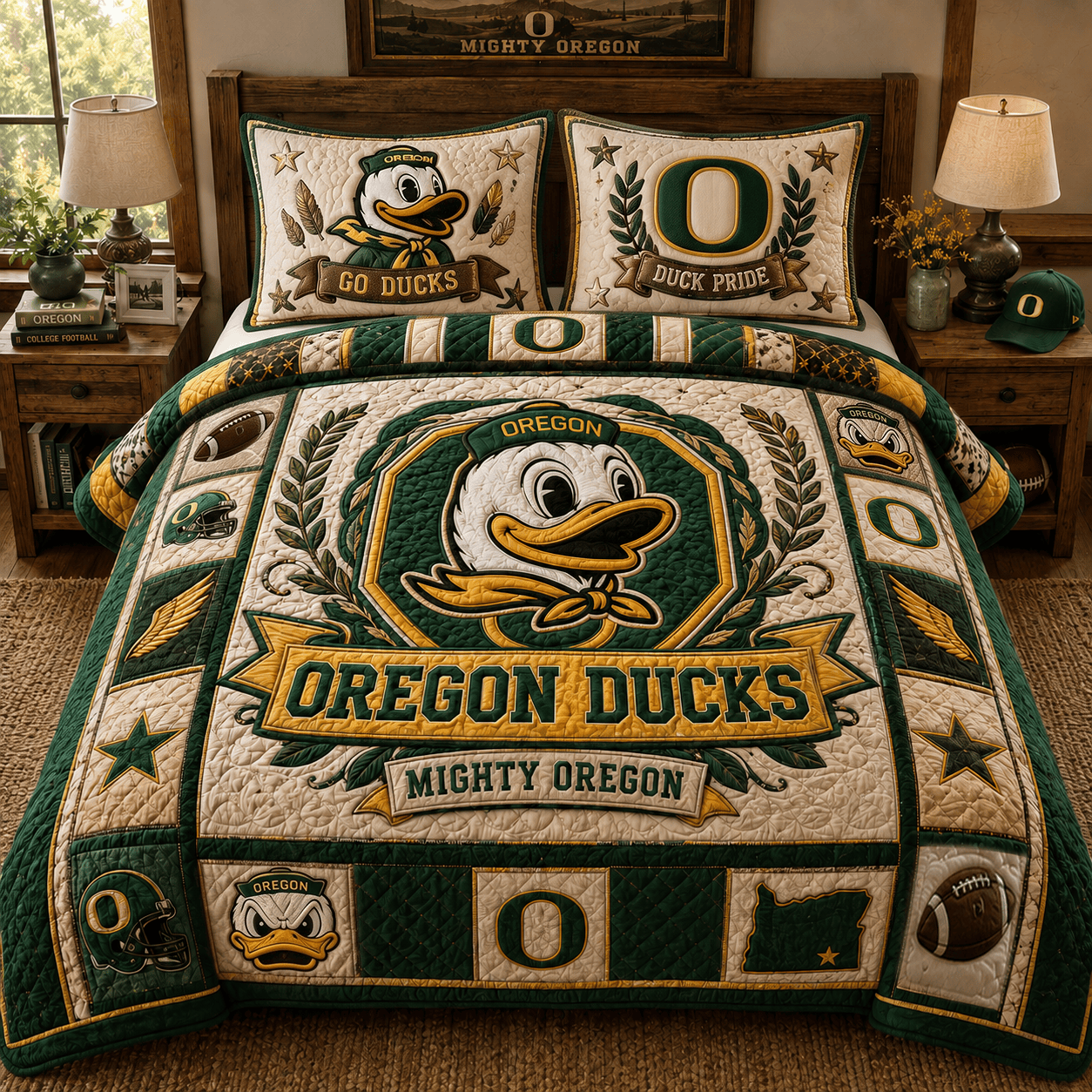 ORD 4 PIECES COVER BEDDING SET PDL(1 FITTED SHEET + 1 FLAT SHEET + 2 PILLOWCASES)