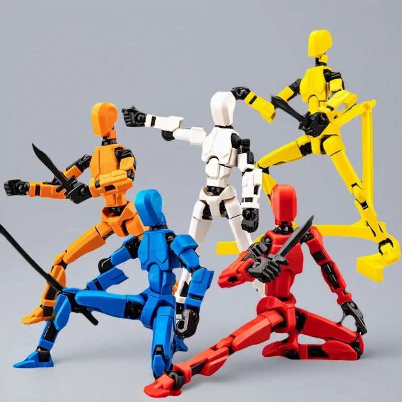 Action Doll Titan Multi Joint Mobile Transformation Robot Handheld T13 Action Doll Character Toy Children's Boy Birthday Gift
